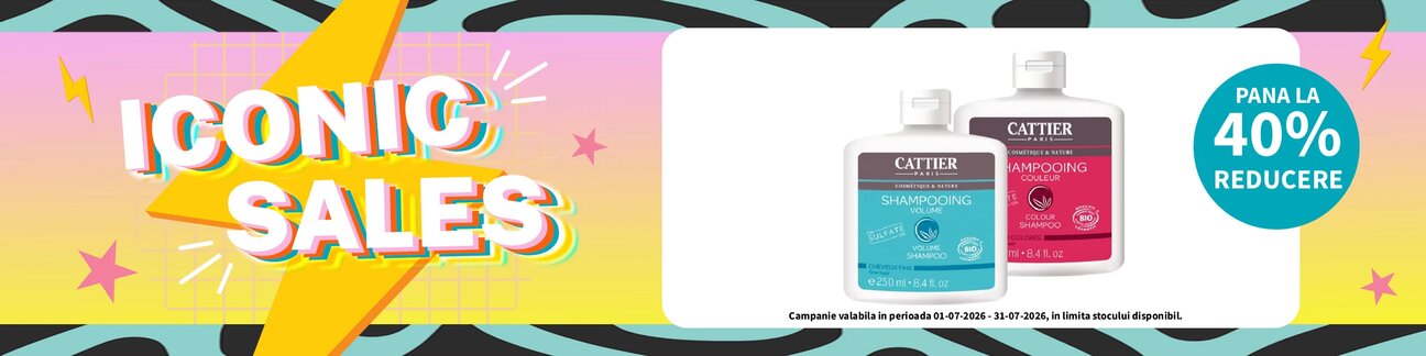 Iconic Sales cu reducere de pana la 40% la Cattier