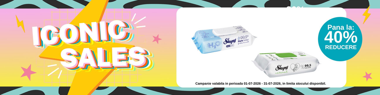 Iconic Sales cu reducerede pana la 40% la Sleepy
