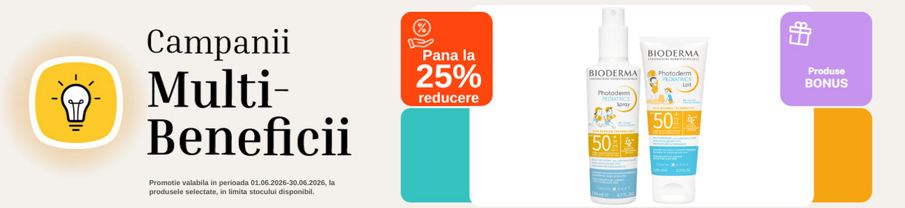 Multi-Beneficii la Bioderma Photoderm Pediatrics