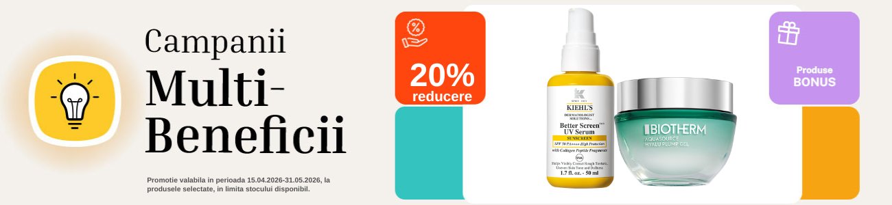 Multi-Beneficii la Biotherm si Kiehls