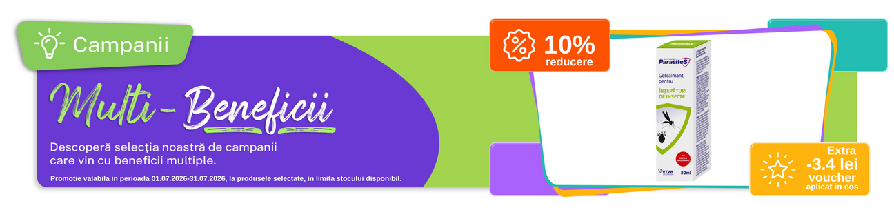Multi-Beneficii la Gel calmant pentru intepaturi Parasites