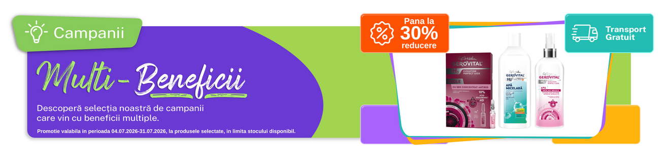 Multi-Beneficii la Gerovital H3 Evolution si Hyaluron C