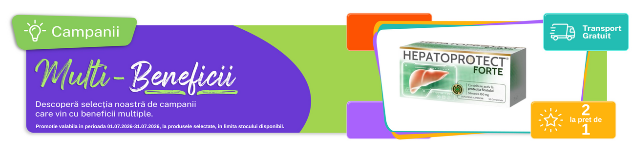 Multi-Beneficii la Hepatoprotect Forte