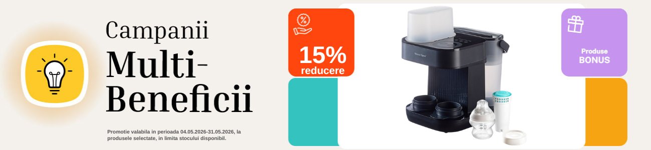 Multi-Beneficii la Tommee Tippee Aparat Perfect Prep Pro