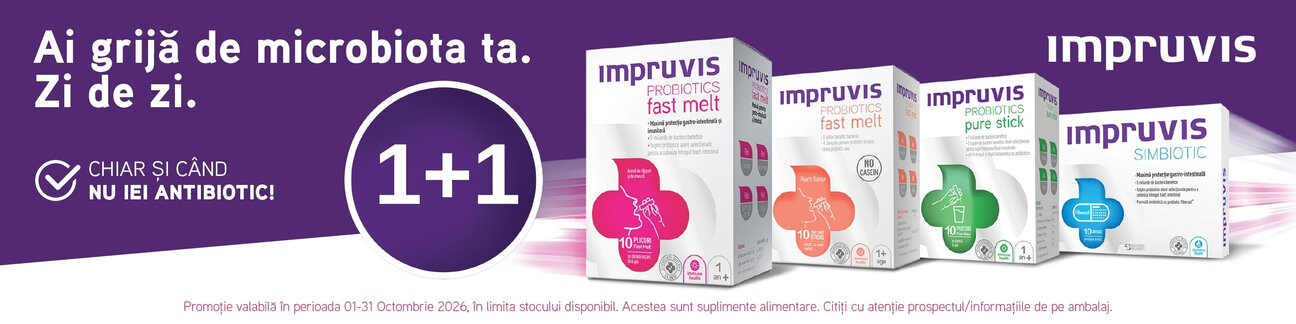 Promotie 1+1 la Impruvis