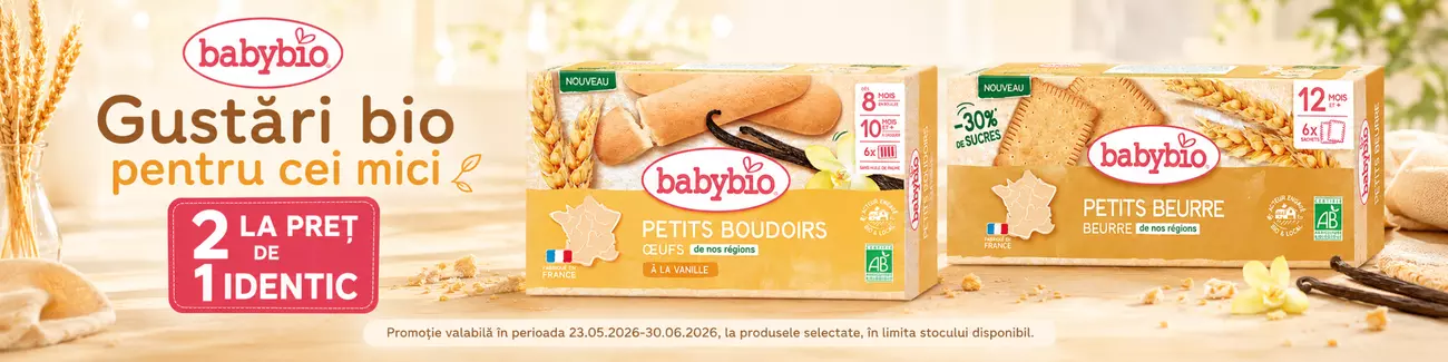 Promotie 2 la pret de 1 la Babybio