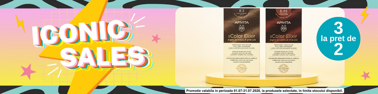 Promotie 3 la pret de 2 la Apivita - Iconic Sales