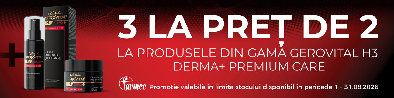 Promotie 3 la pret de 2 la Gerovital Derma+ premium Care