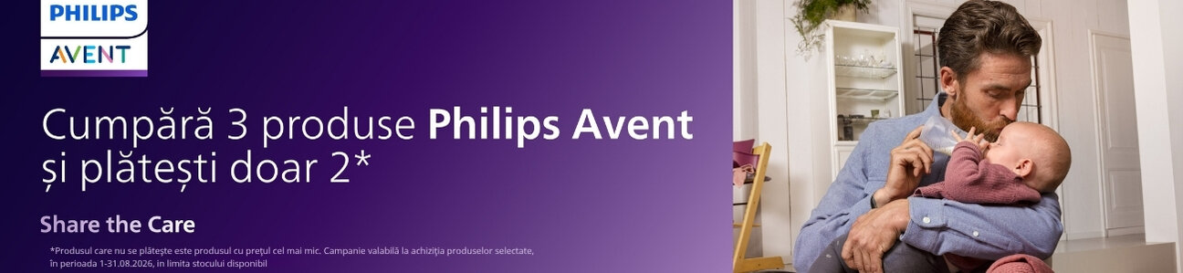 Promotie 3 la pret de 2 la Philips Avent