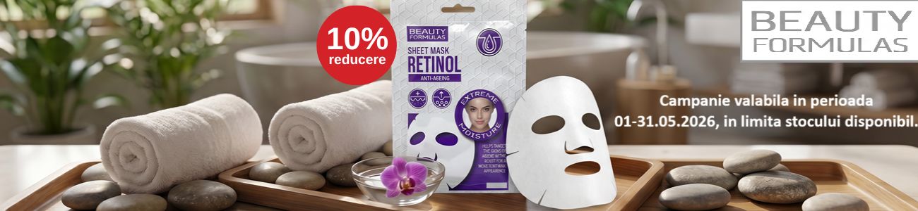 Promotie cu 10% reducere la Beauty Formulas Masca