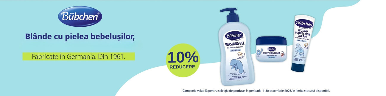 Promotie cu 10% reducere la Bubchen