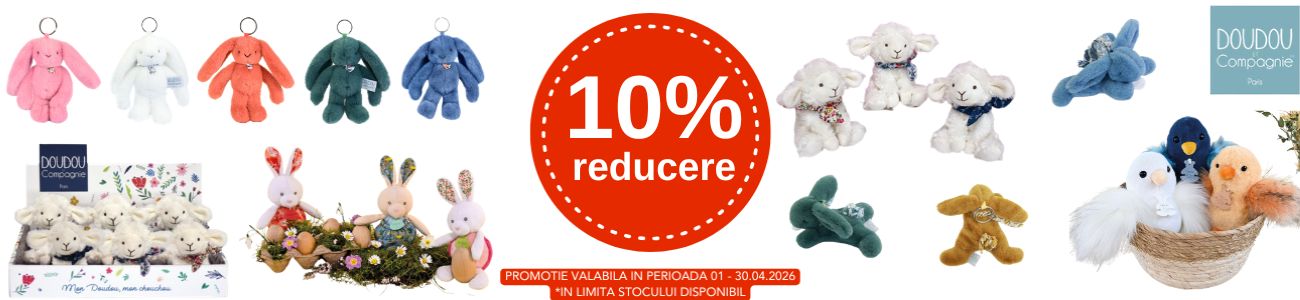 Promotie cu 10% reducere la Doudou