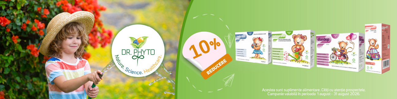 Promotie cu 10% reducere la Dr Phyto
