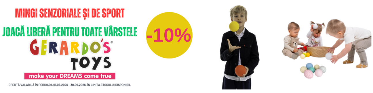 Promotie cu 10% reducere la Gerardo'S Toys