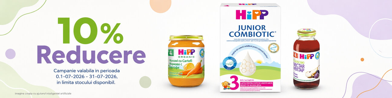 Promotie cu 10% reducere la Hipp