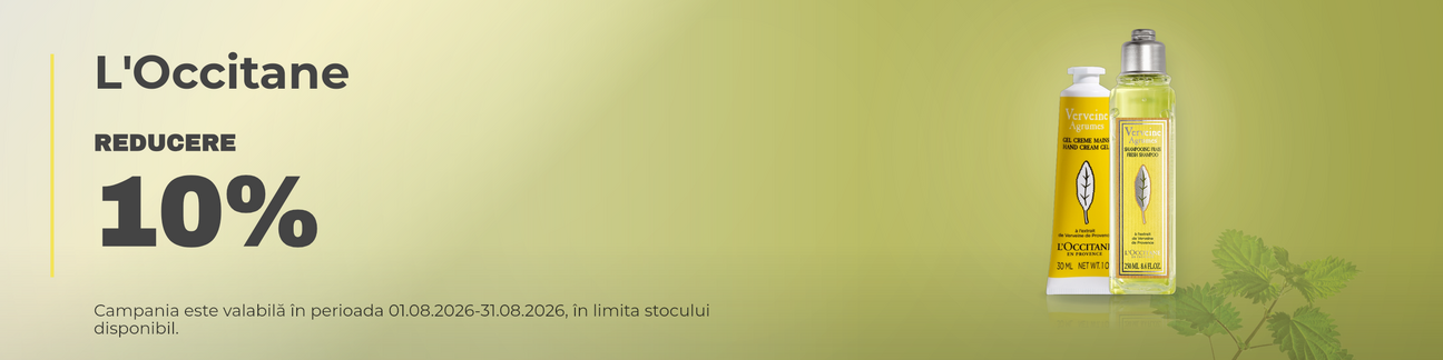 Promotie cu 10% reducere la L'Occitane