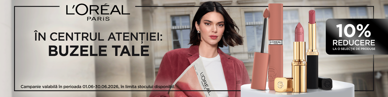 Promotie cu 10% reducere la L'Oreal Cosmetics