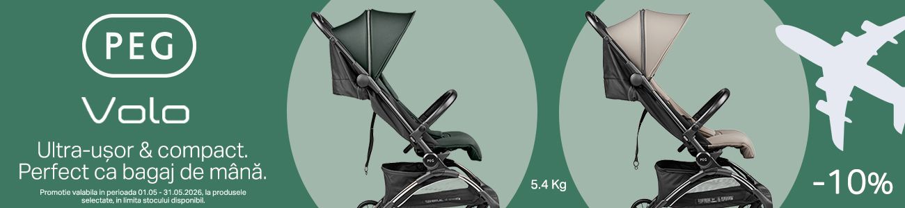 Promotie cu 10% reducere la Peg Perego Volo Carucior Sport