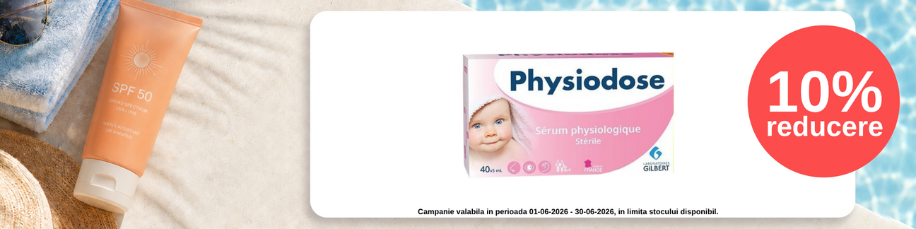 Promotie cu 10% reducere la Physiodose