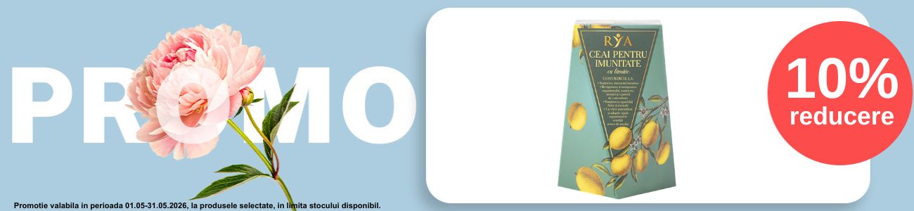 Promotie cu 10% reducere la Rya Vita
