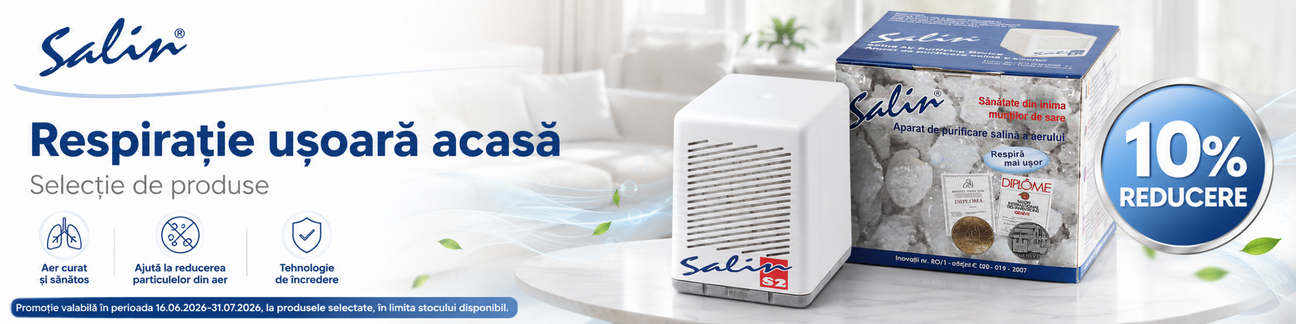 Promotie cu 10% reducere la Salin