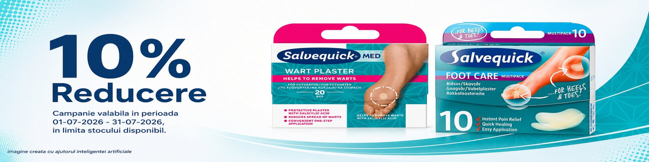 Promotie cu 10% reducere la Salvequick
