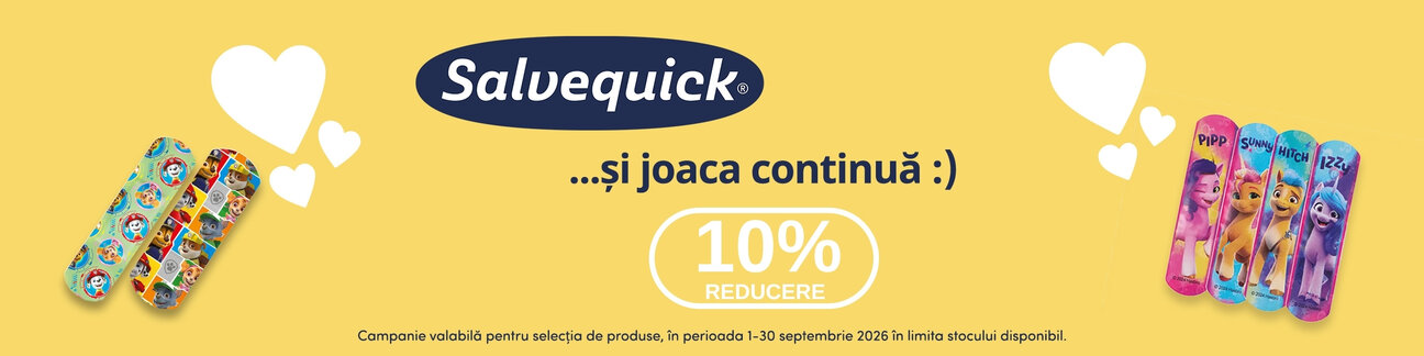 Promotie cu 10% reducere la Salvequick
