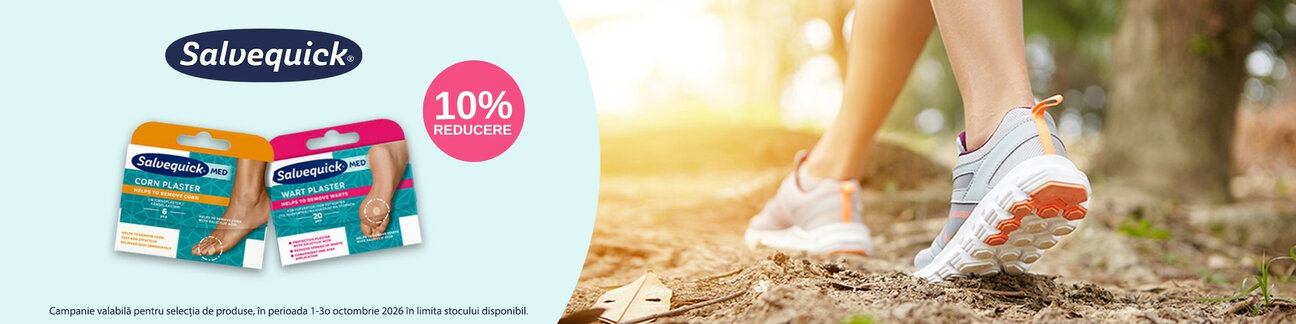 Promotie cu 10% reducere la Salvequick