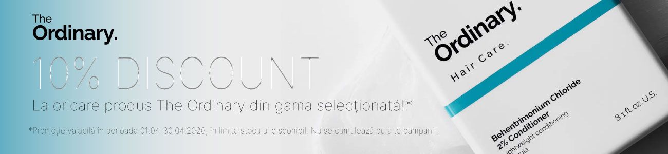 Promotie cu 10% reducere la The Ordinary