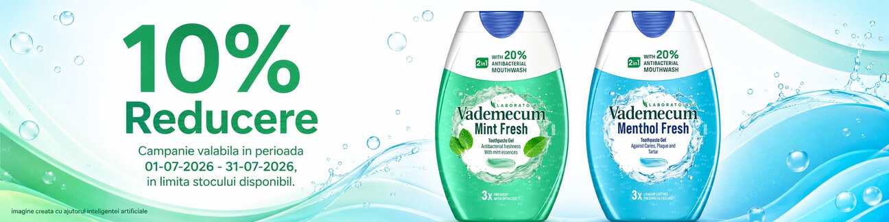 Promotie cu 10% reducere la Vademecum