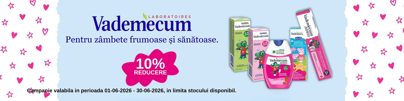 Promotie cu 10% reducere la Vademecum