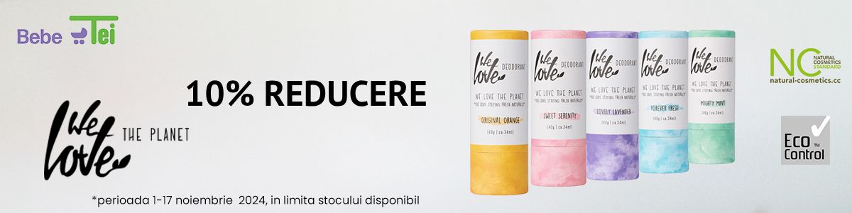 Promotie cu 10% reducere la We Love The Planet