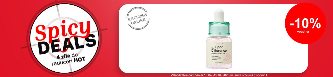 Promotie cu 10% voucher aplicat in cos la Axis-Y - Spicy Deals