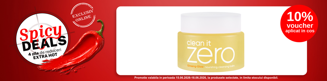 Promotie cu 10% voucher aplicat in cos la Banila Co - Spicy Deals