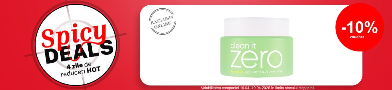 Promotie cu 10% voucher aplicat in cos la Banila Co - Spicy Deals