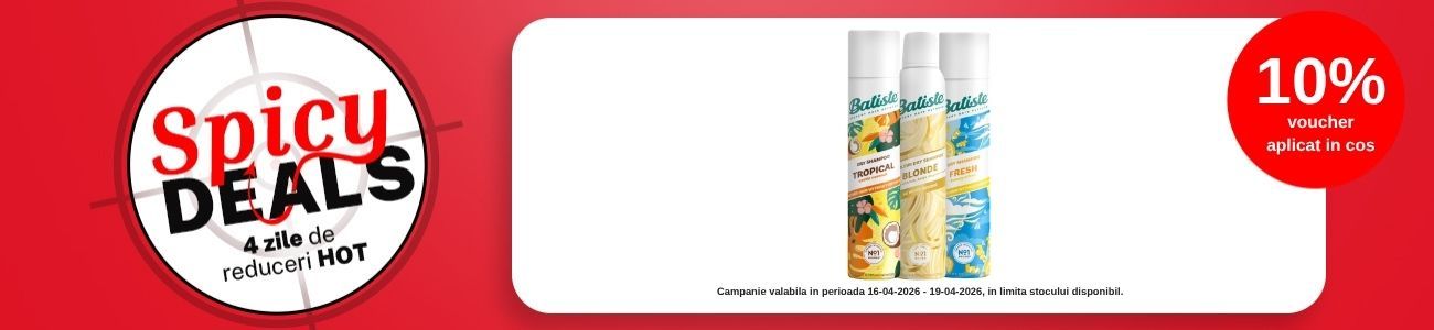 Promotie cu 10% voucher aplicat in cos la Batiste - Spicy Deals