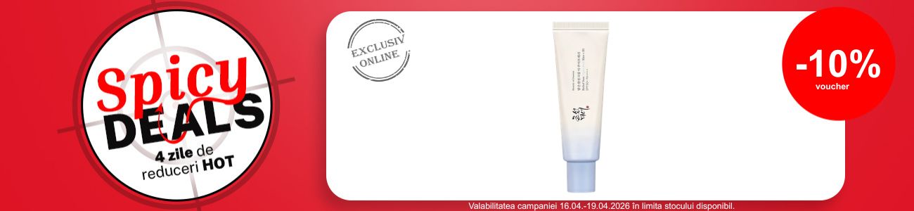 Promotie cu 10% voucher aplicat in cos la Beauty Of Joseon - Spicy Deals