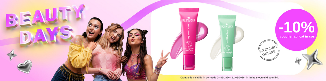Promotie cu 10% voucher aplicat in cos la Bio Balance Beauty Days