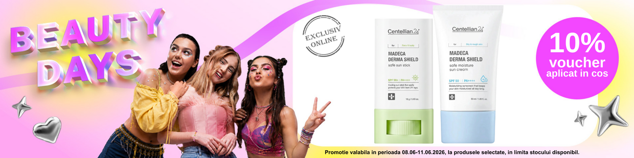 Promotie cu 10% voucher aplicat in cos la Centellian24 - Beauty Days