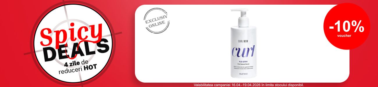 Promotie cu 10% voucher aplicat in cos la Color Wow - Spicy Deals