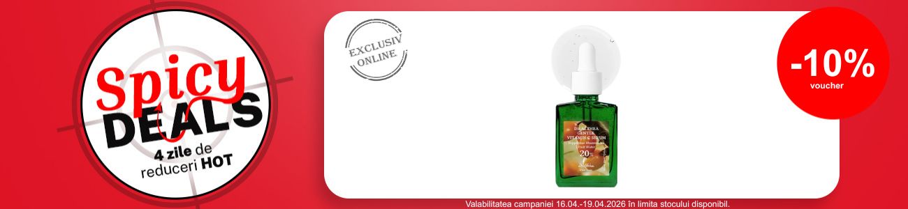 Promotie cu 10% voucher aplicat in cos la Dr. Althea - Spicy Deals