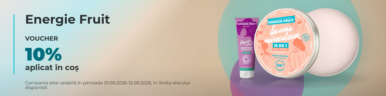 Promotie cu 10% voucher aplicat in cos la Energie Fruit