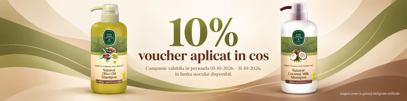 Promotie cu 10% voucher aplicat in cos la Eyup Sabri Tuncer