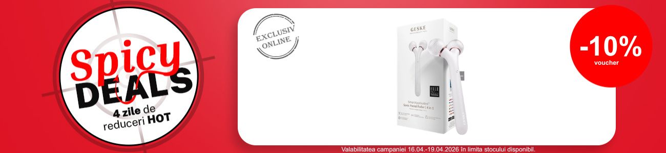 Promotie cu 10% voucher aplicat in cos la Geske - Spicy Deals