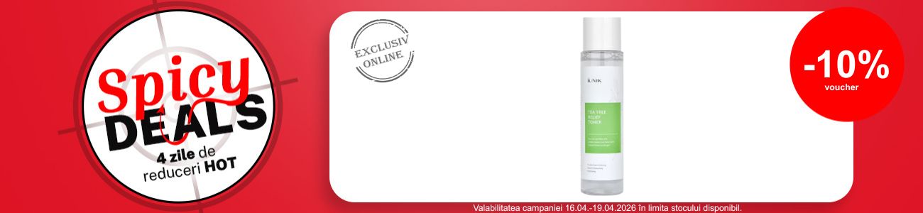 Promotie cu 10% voucher aplicat in cos la Iunik - Spicy Deals