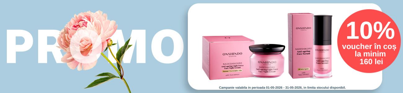 Promotie cu 10% voucher aplicat in cos la Onshindo Osaka