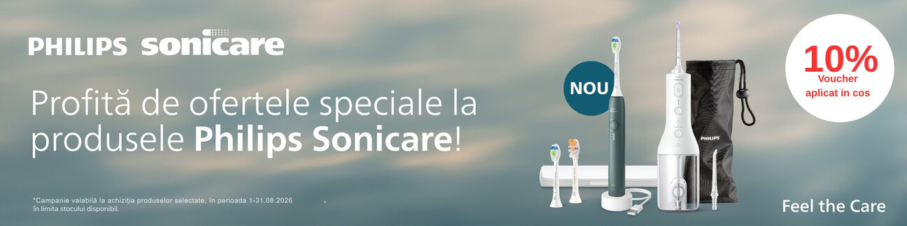 Promotie cu 10% voucher aplicat in cos la Philips Sonicare