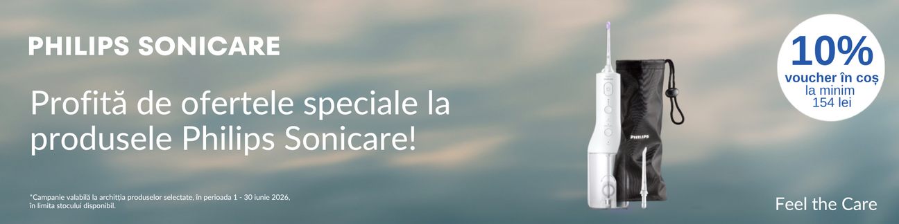 Promotie cu 10% voucher aplicat in cos la Philips Sonicare