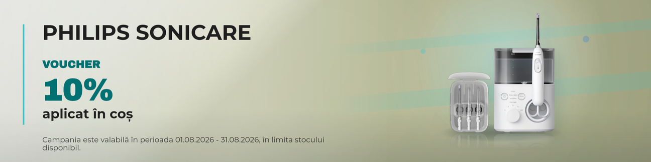 Promotie cu 10% voucher aplicat in cos la Philips Sonicare