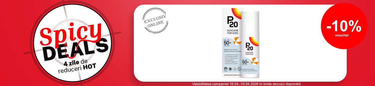 Promotie cu 10% voucher aplicat in cos la Riemann P20 - Spicy Deals